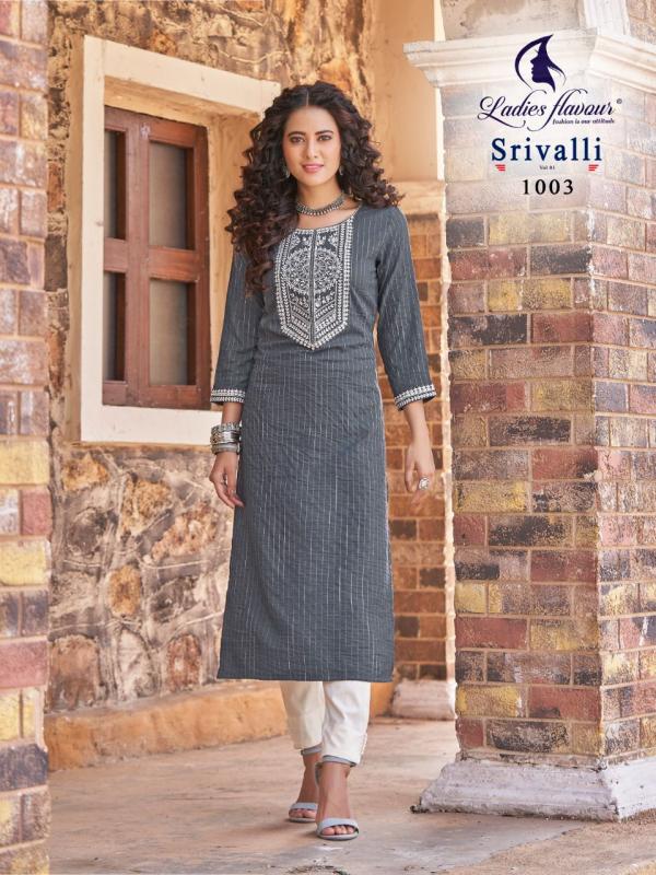 LF Srivalli Beautiful Rayon Embroidery Kurti